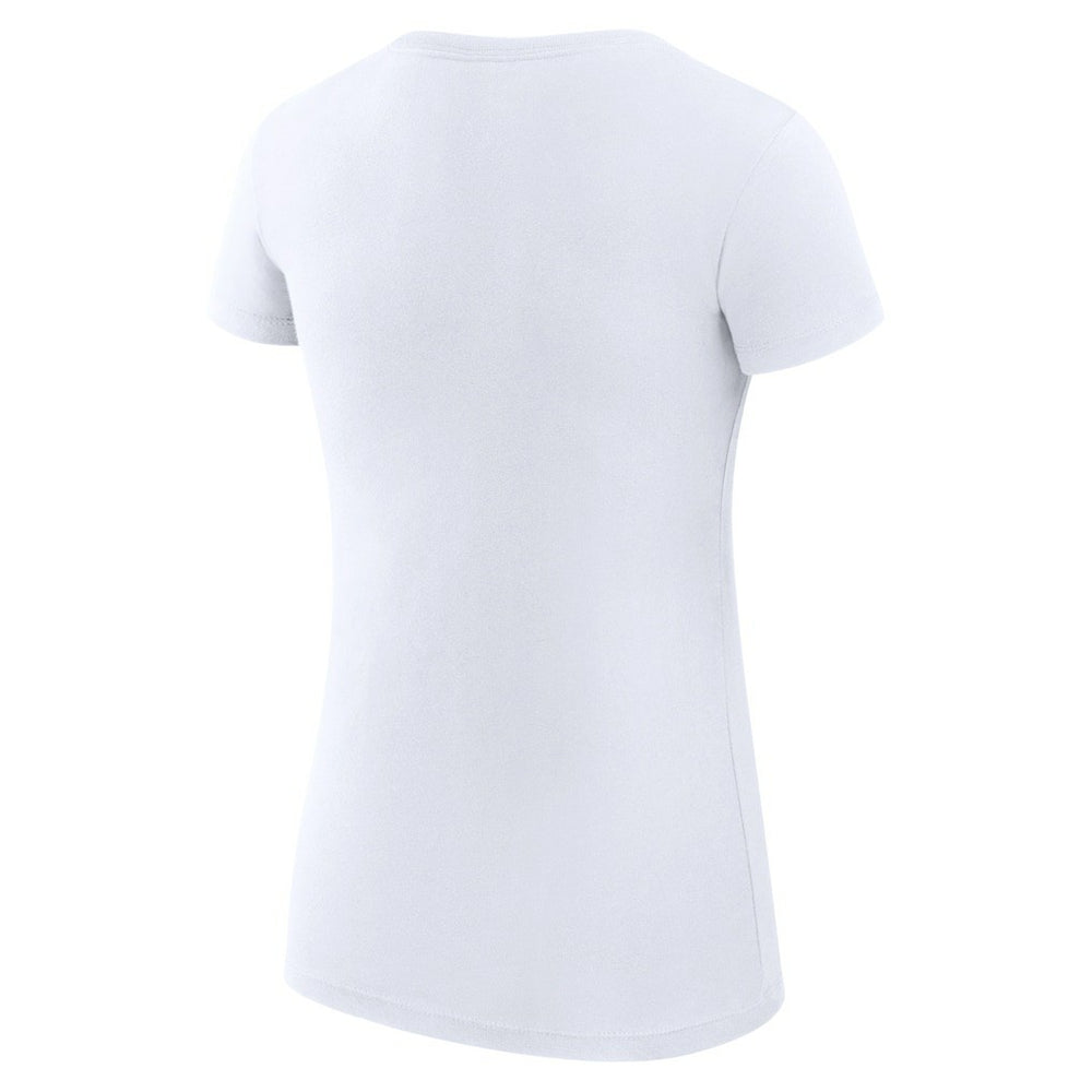 Denver Nuggets G-III 4Her by Carl Banks Women's Super-Slim Fit Lightweight Filigree Logo T-Shirt - White