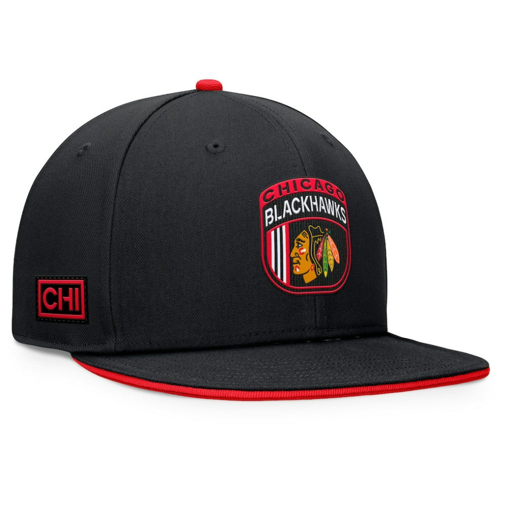 Chicago Blackhawks Fanatics 2024 NHL Draft Snapback Hat - Black | Fanatics discount