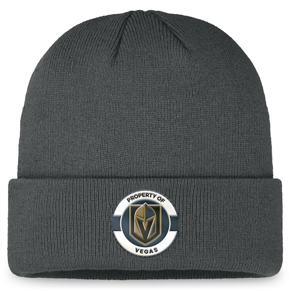 Vegas Golden Knights Fanatics Authentic Pro Training Camp Cuffed Knit Hat - Charcoal | Fanatics on sale