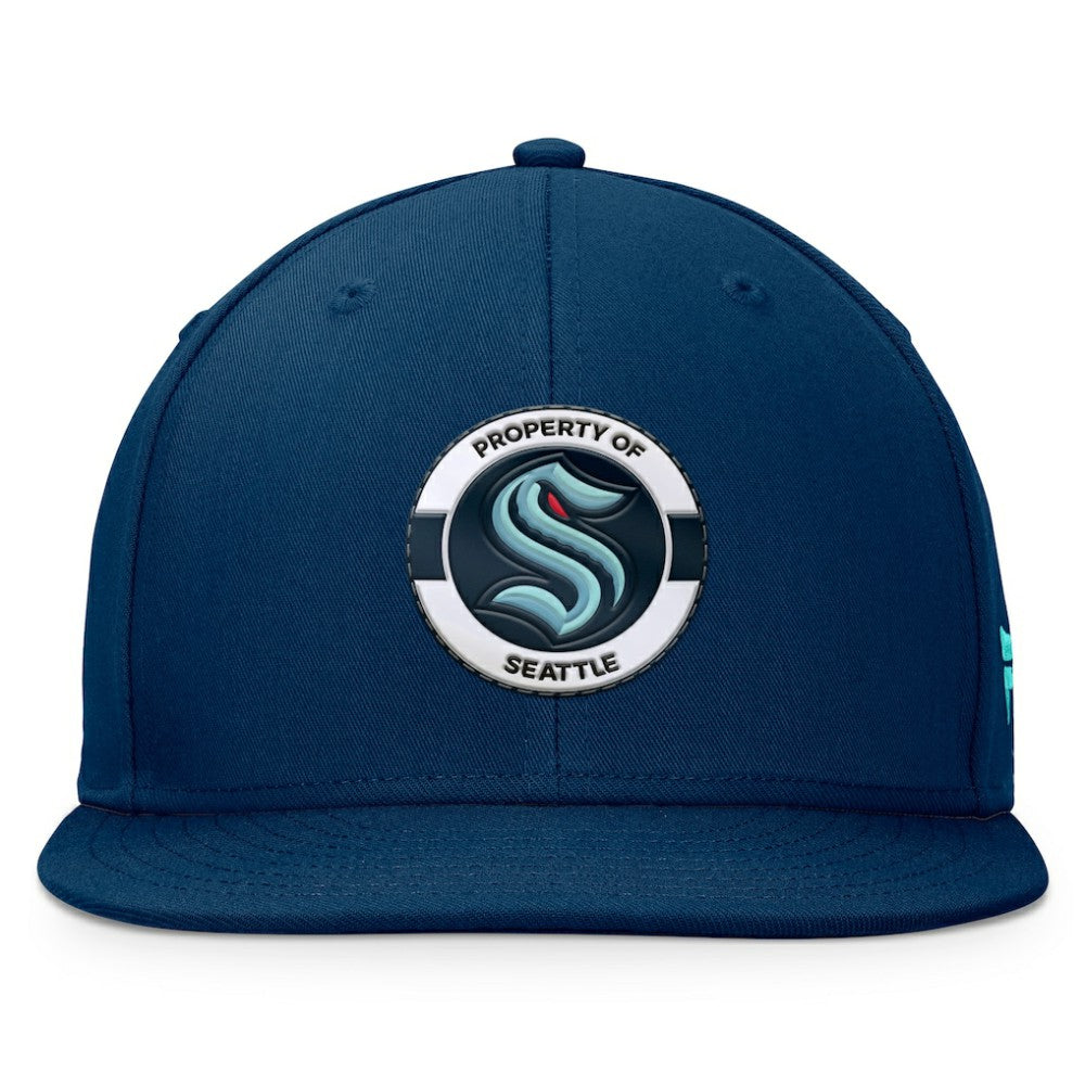 Seattle Kraken Fanatics Authentic Pro Training Camp Snapback Hat - Deep Sea Blue | Fanatics discount