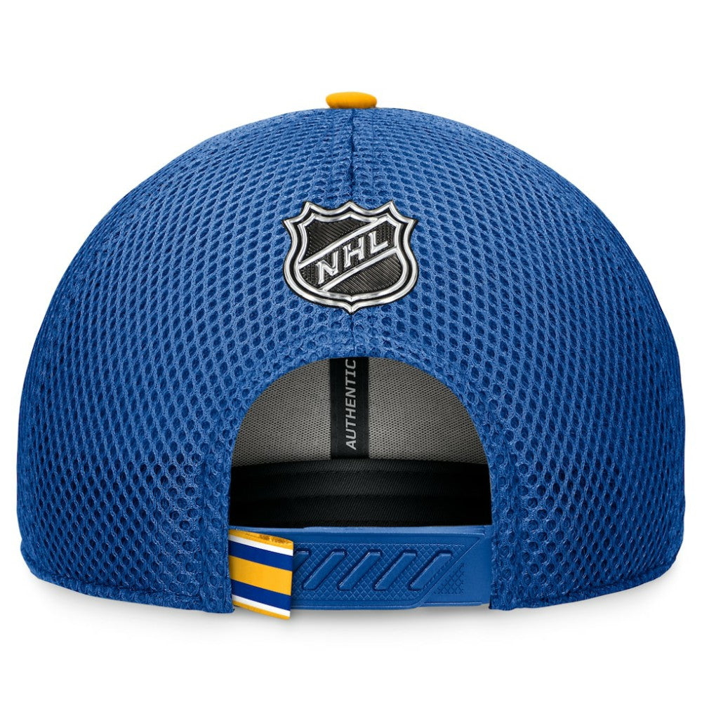 Buffalo Sabres Fanatics 2024 NHL Draft On Stage Trucker Adjustable Hat - Royal | Fanatics discount