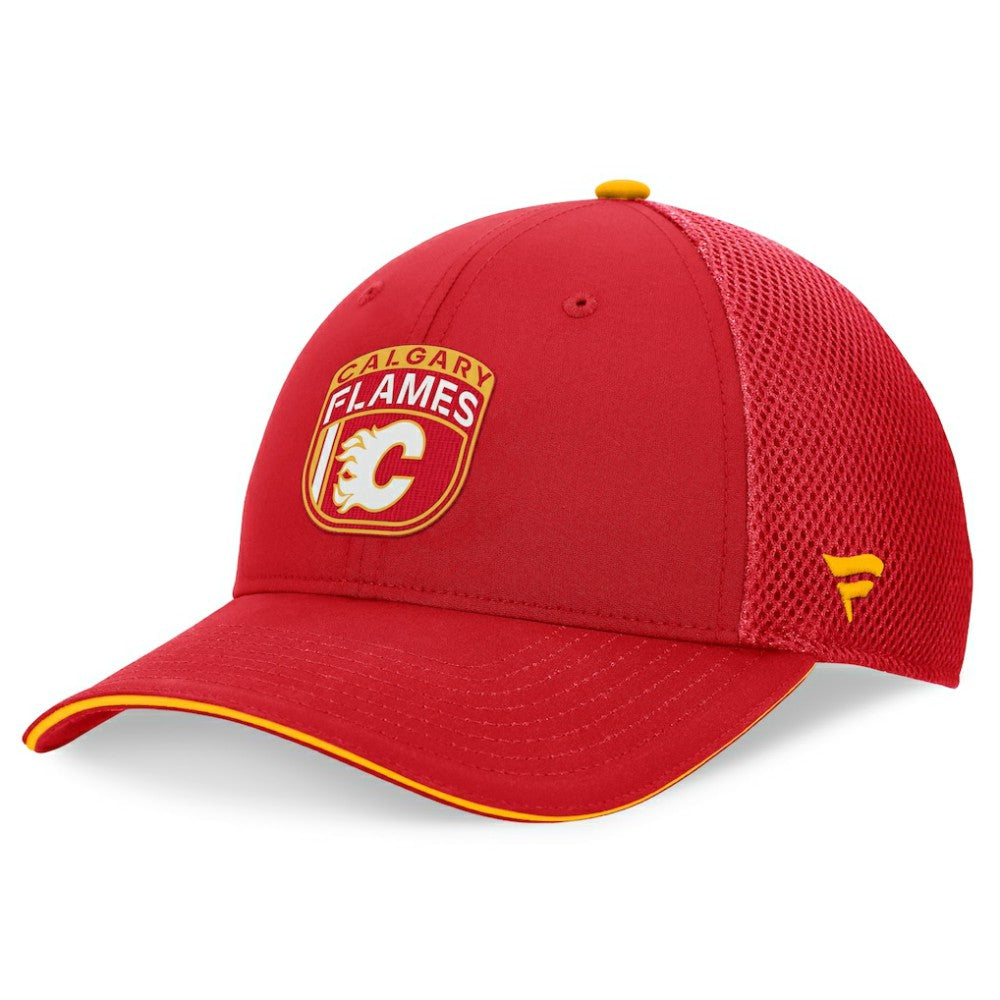 Calgary Flames Fanatics 2024 NHL Draft On Stage Trucker Adjustable Hat - Red | Fanatics online