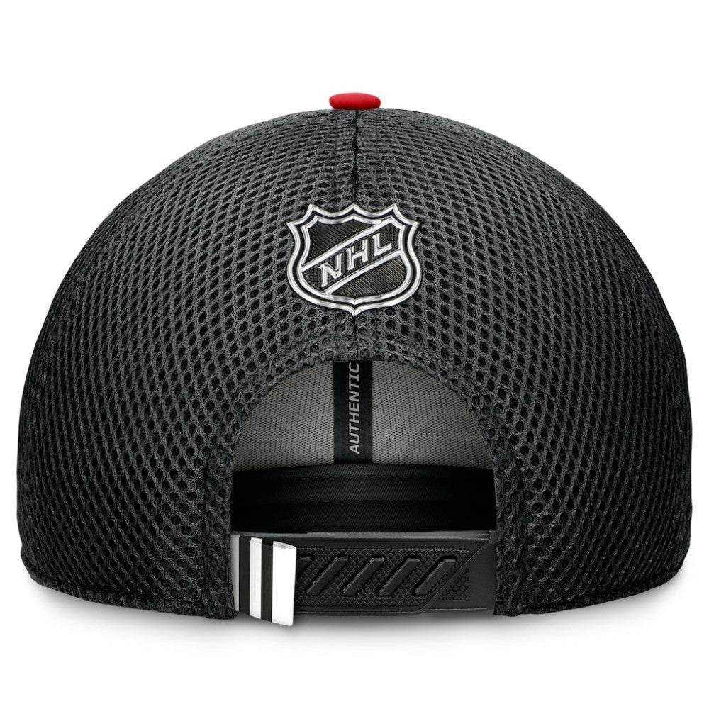 Chicago Blackhawks Fanatics 2024 NHL Draft On Stage Trucker Adjustable Hat - Black | Fanatics on sale