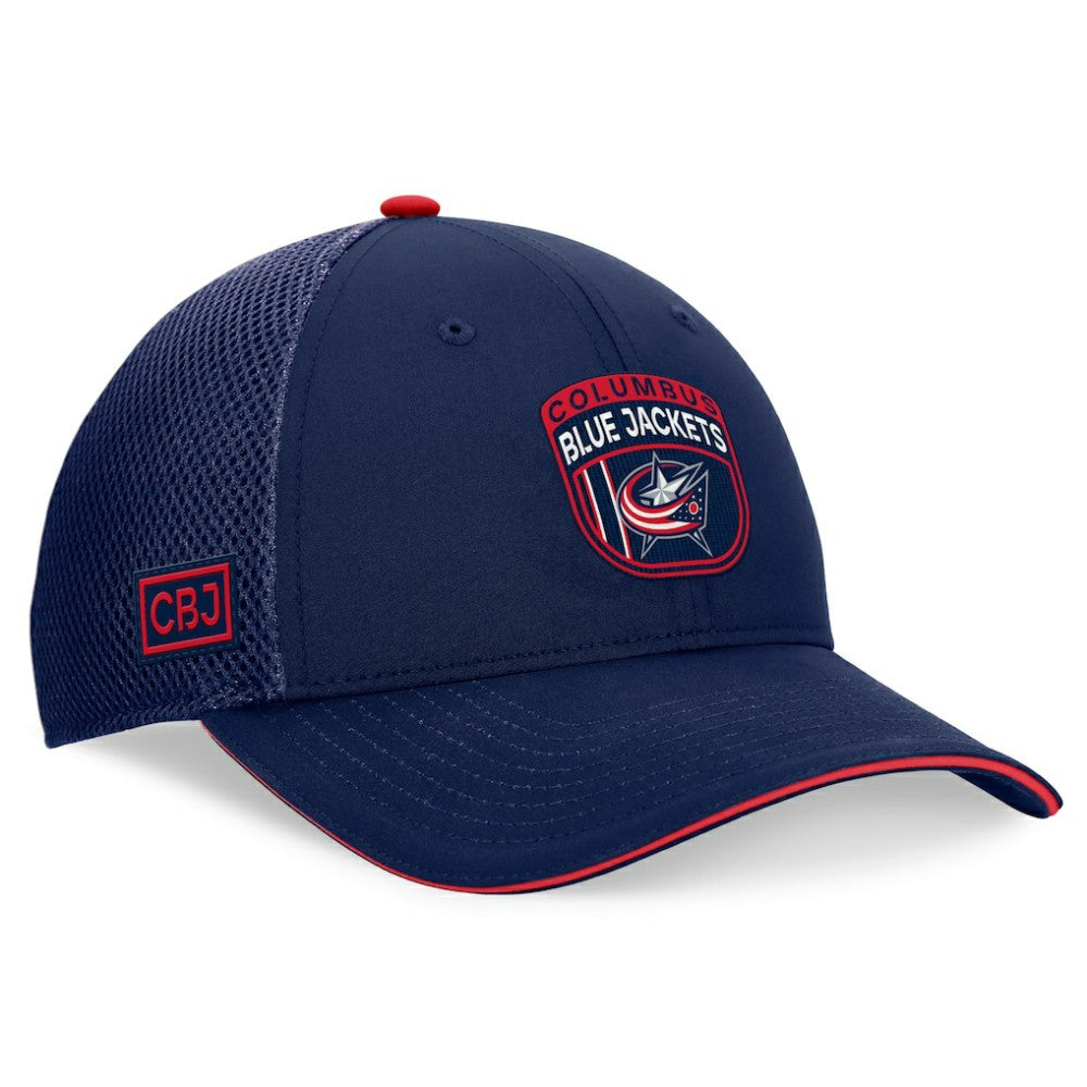 Columbus Blue Jackets Fanatics 2024 NHL Draft On Stage Trucker Adjustable Hat - Navy | Fanatics near me
