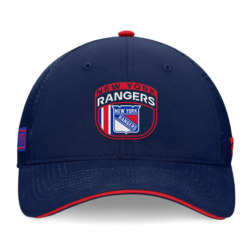 New York Rangers Fanatics 2024 NHL Draft On Stage Trucker Adjustable Hat - Navy | Fanatics online