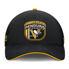 Pittsburgh Penguins Fanatics 2024 NHL Draft On Stage Trucker Adjustable Hat - Black | Fanatics Clearance