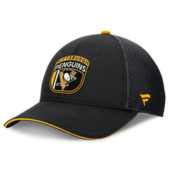 Pittsburgh Penguins Fanatics 2024 NHL Draft On Stage Trucker Adjustable Hat - Black | Fanatics Clearance