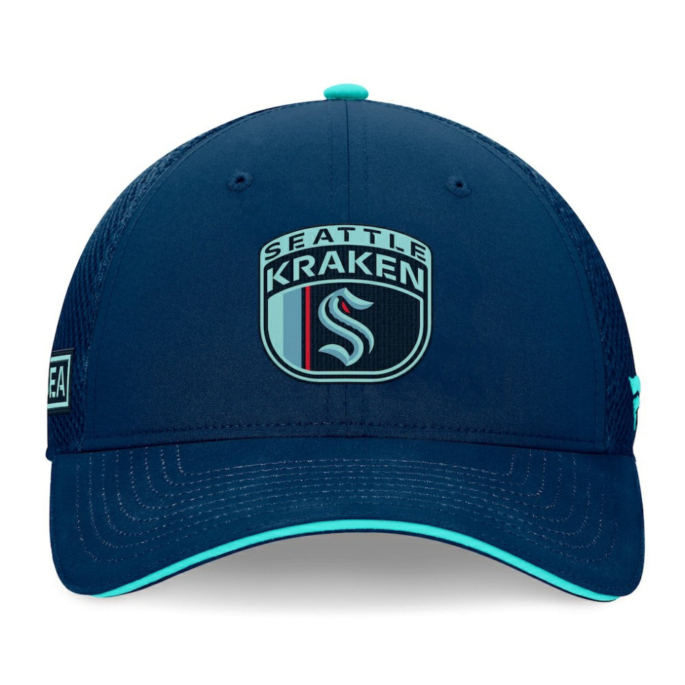 Seattle Kraken Fanatics 2024 NHL Draft On Stage Trucker Adjustable Hat - Deep Sea Blue | Fanatics near me