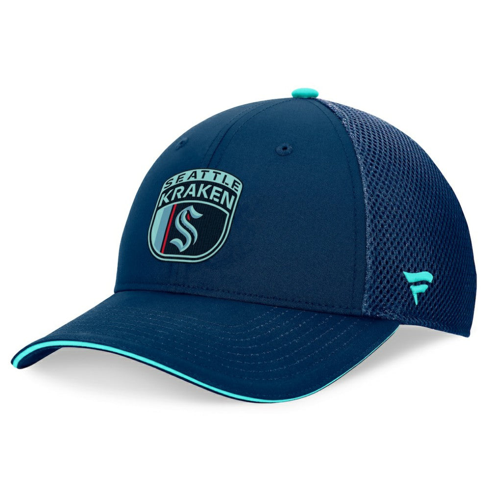 Seattle Kraken Fanatics 2024 NHL Draft On Stage Trucker Adjustable Hat - Deep Sea Blue | Fanatics near me