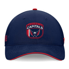 Washington Capitals Fanatics 2024 NHL Draft On Stage Trucker Adjustable Hat - Navy | Fanatics Lifestyle