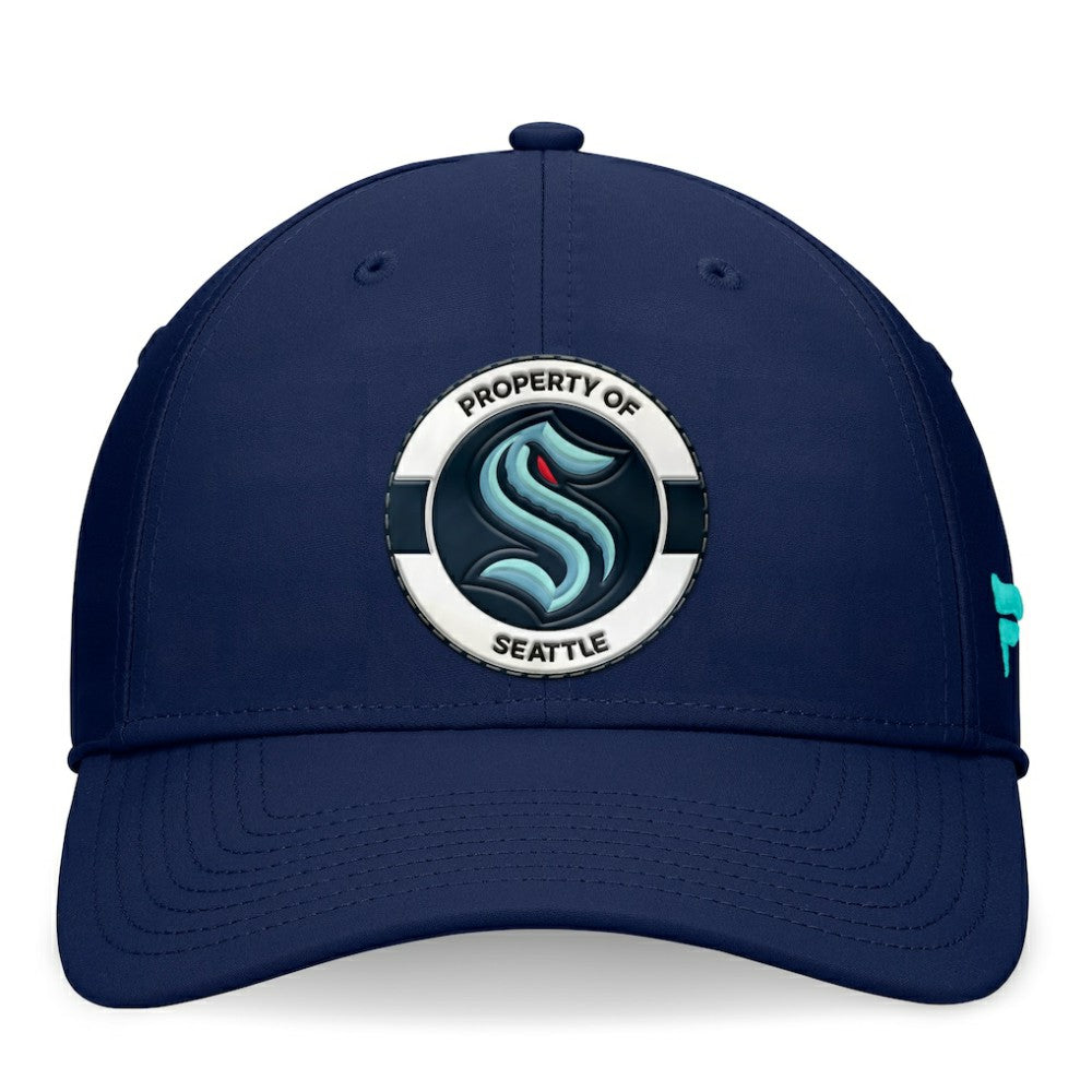 Seattle Kraken Fanatics Authentic Pro Training Camp Flex Hat - Deep Sea Blue | Fanatics online