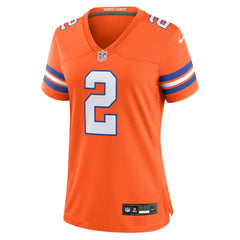 Patrick Surtain II Denver Broncos Women's Mile High Collection 1977 Throwback Player Game Jersey - Orange - Nike