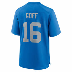Jared Goff Detroit Lions Alternate Game Jersey - Blue - Nike