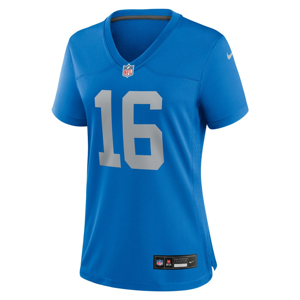 Jared Goff Detroit Lions Women's Alternate Game Jersey - Blue - Nike