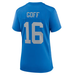 Jared Goff Detroit Lions Women's Alternate Game Jersey - Blue - Nike