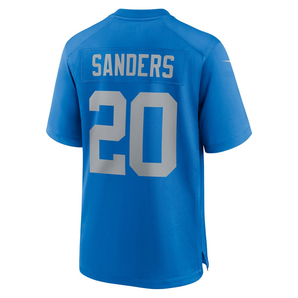 Barry Sanders Detroit Lions Alternate Game Jersey - Blue - Nike