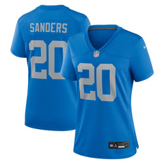 Barry Sanders Detroit Lions Women's Alternate Game Jersey - Blue - Nike