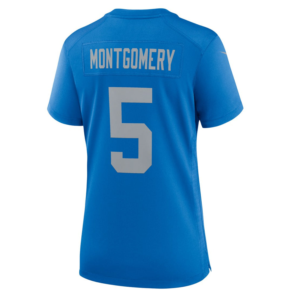 David Montgomery Detroit Lions Women's Alternate Game Jersey - Blue - Nike