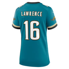 Trevor Lawrence Jacksonville Jaguars Women's Prowler Throwback Game Jersey - Teal - Nike