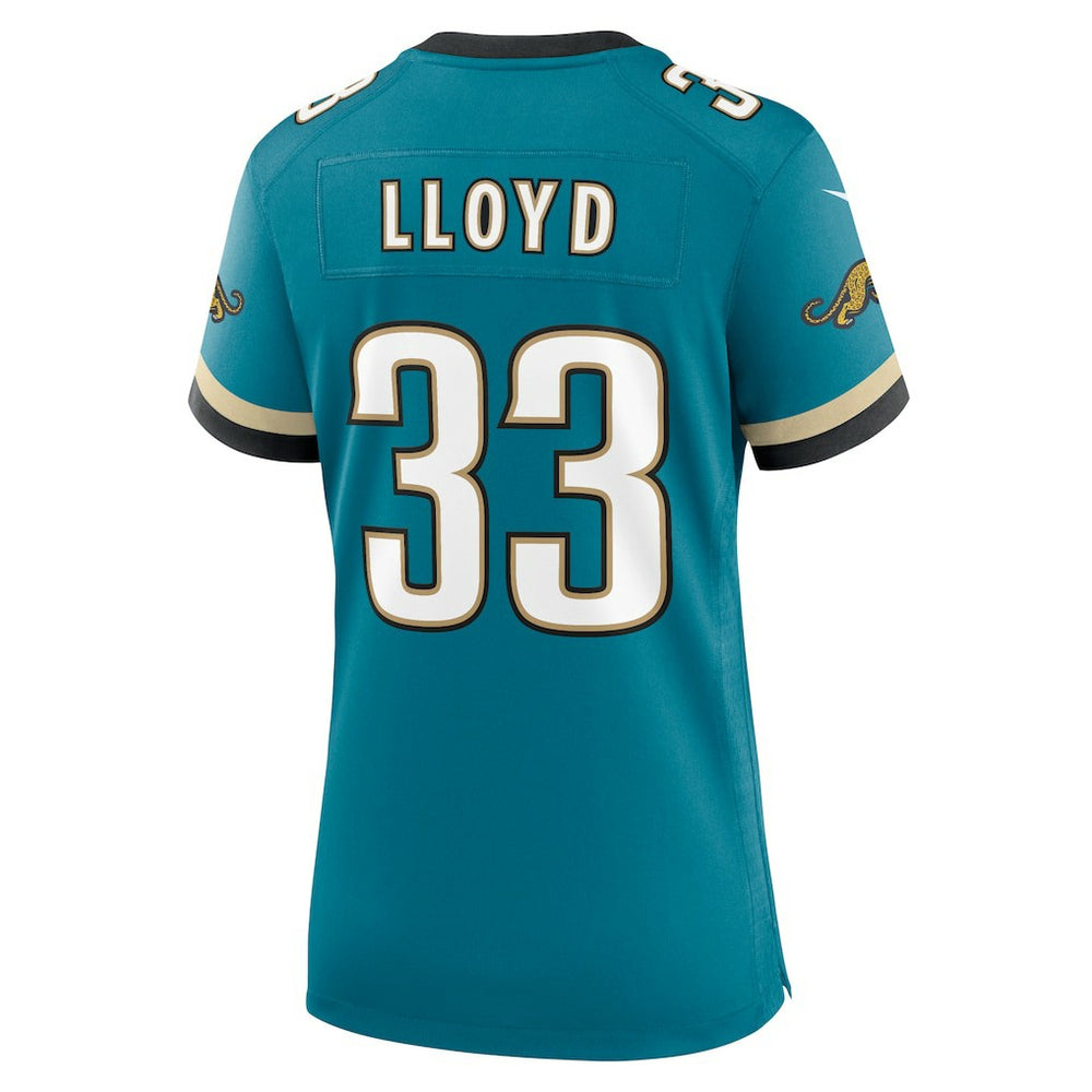 Devin Lloyd Jacksonville Jaguars Women's Prowler Throwback Game Jersey - Teal - Nike