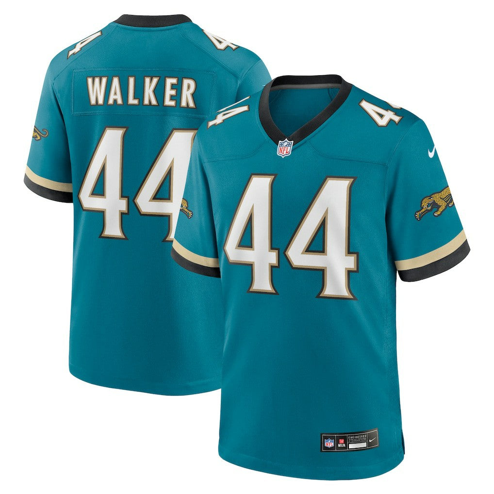 Travon Walker Jacksonville Jaguars Prowler Throwback Player Game Jersey - Teal - Nike