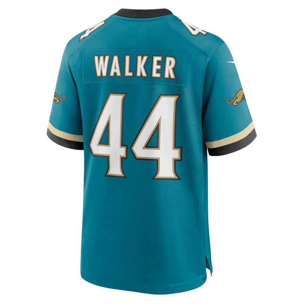 Travon Walker Jacksonville Jaguars Prowler Throwback Player Game Jersey - Teal - Nike