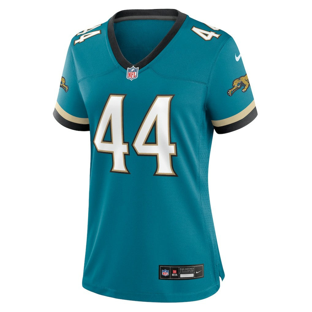 Travon Walker Jacksonville Jaguars Women's Prowler Throwback Game Jersey - Teal - Nike
