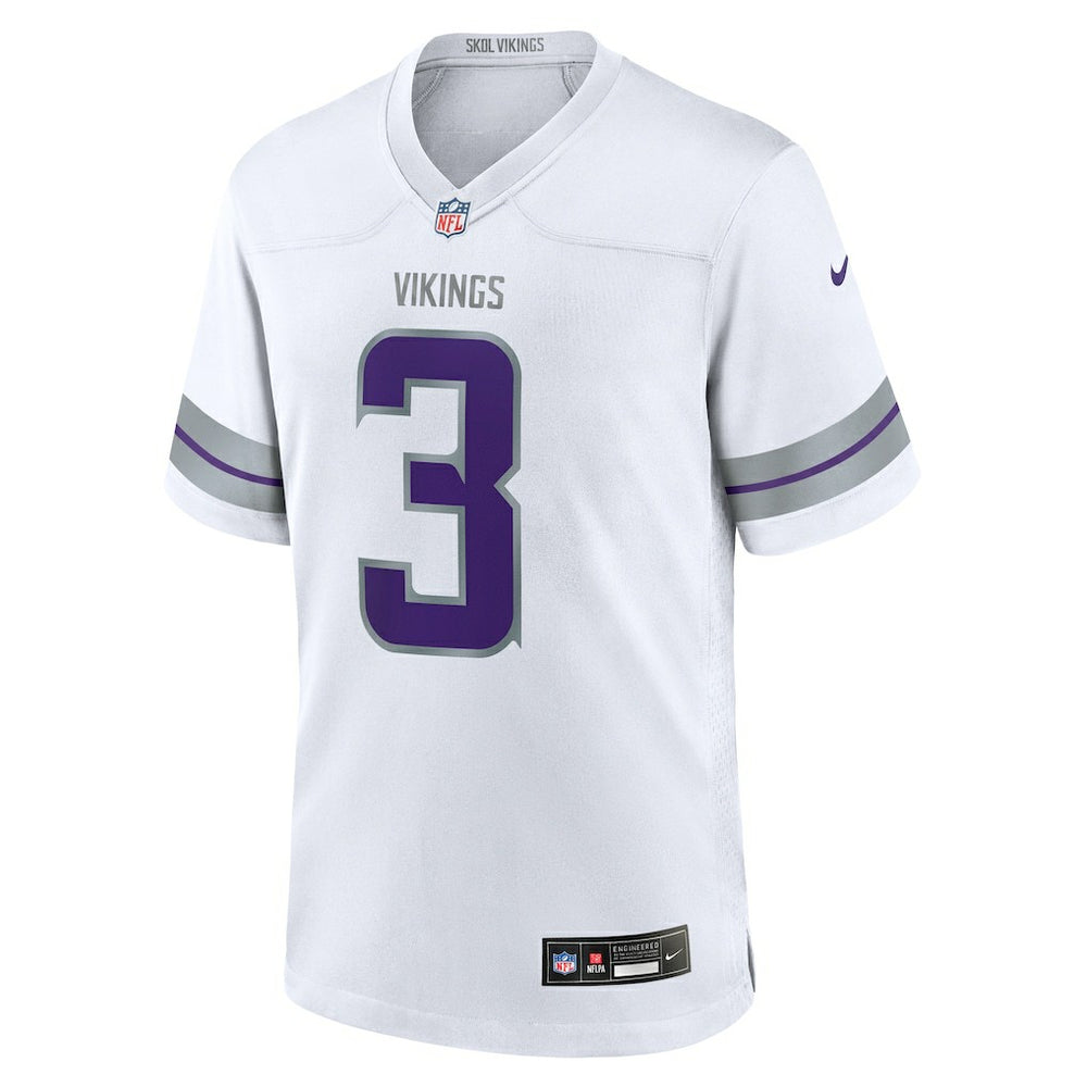 Jordan Addison Minnesota Vikings Alternate Game Player Jersey - White - Nike