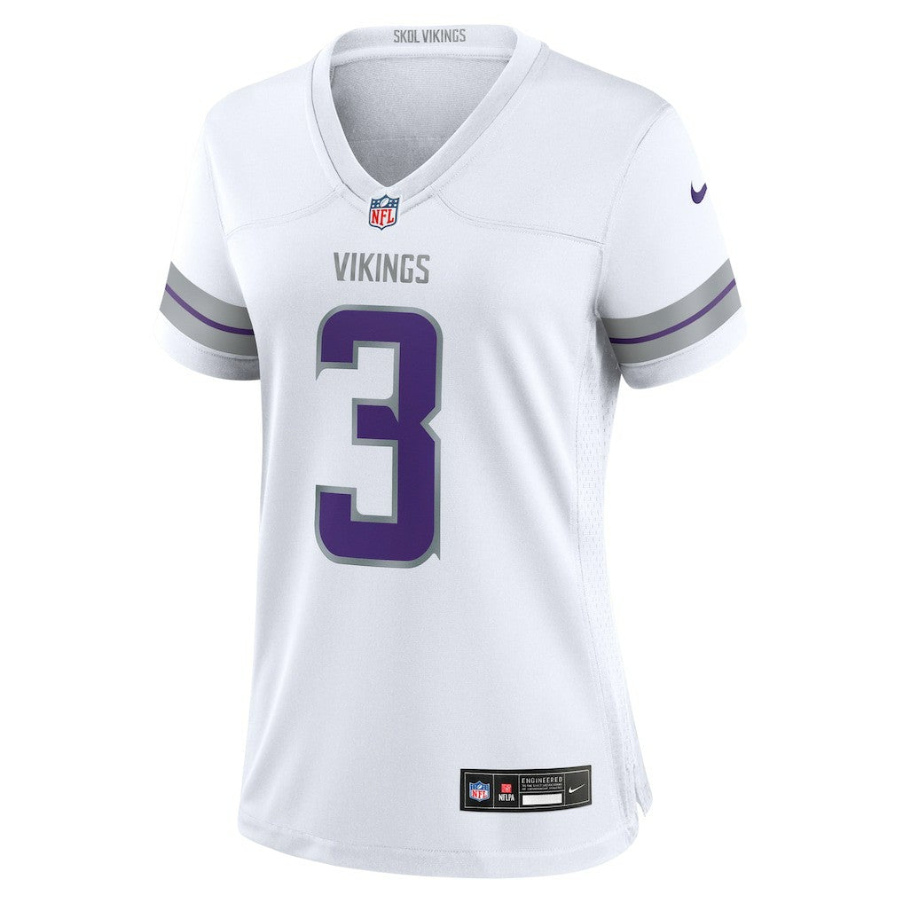 Jordan Addison Minnesota Vikings Women's Alternate Game Player Jersey - White - Nike