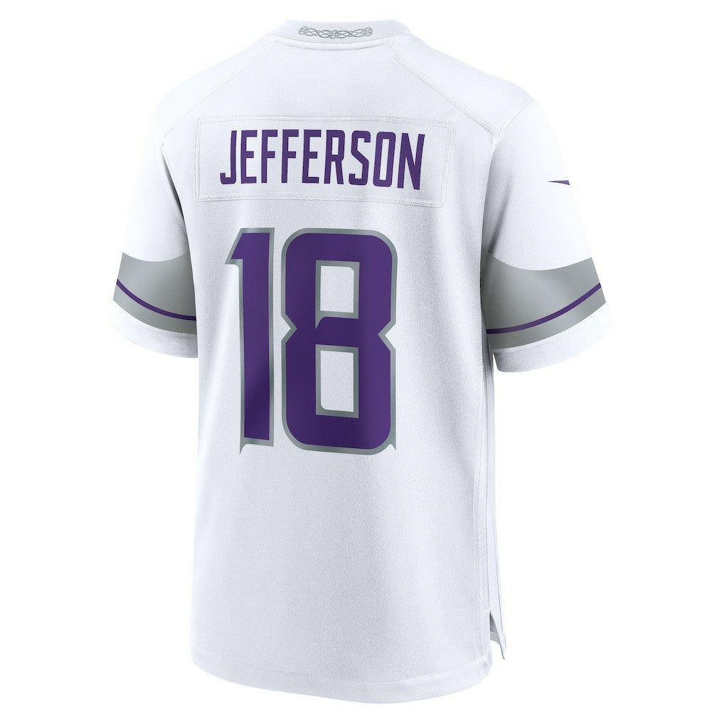 Justin Jefferson Minnesota Vikings Alternate Game Player Jersey - White - Nike