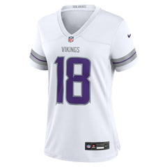 Justin Jefferson Minnesota Vikings Women's Alternate Game Player Jersey - White - Nike