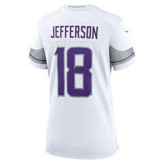 Justin Jefferson Minnesota Vikings Women's Alternate Game Player Jersey - White - Nike
