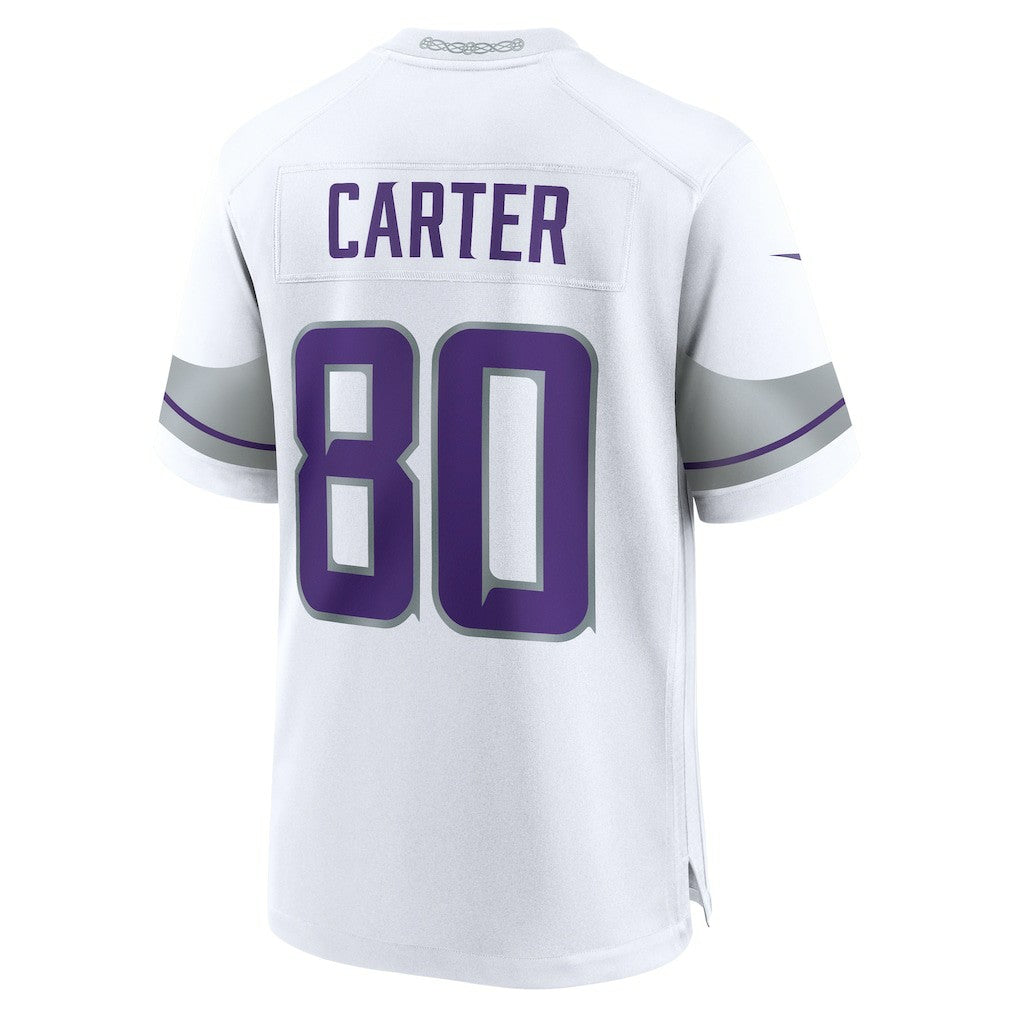 Cris Carter Minnesota Vikings Alternate Retired Player Game Jersey - White - Nike