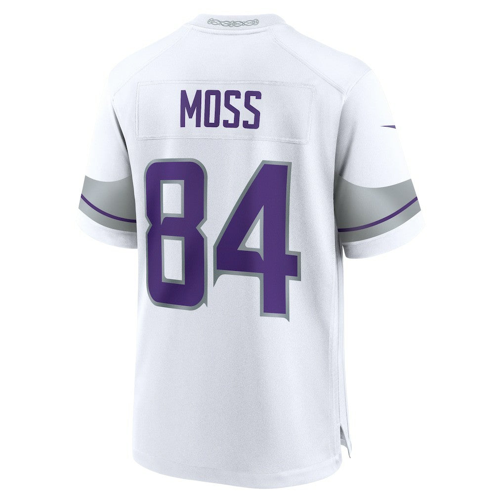 Randy Moss Minnesota Vikings Alternate Retired Player Game Jersey - White - Nike
