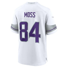 Randy Moss Minnesota Vikings Alternate Retired Player Game Jersey - White - Nike
