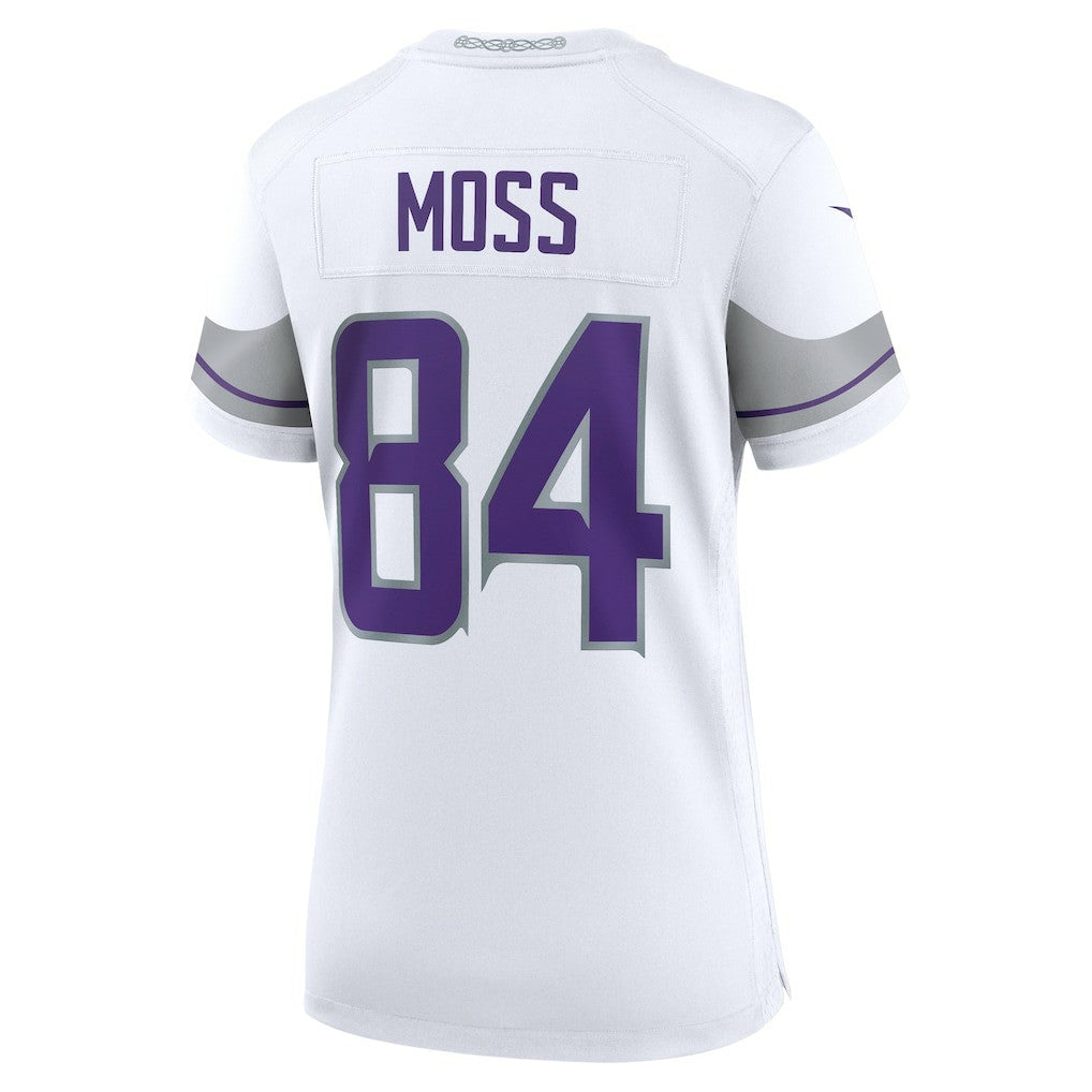 Randy Moss Minnesota Vikings Women's Alternate Retired Player Game Jersey - White - Nike