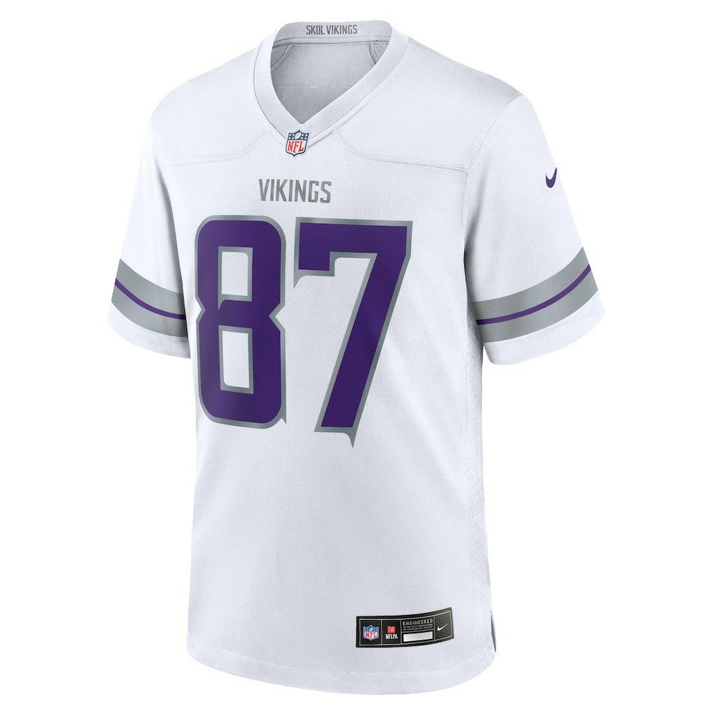 T.J. Hockenson Minnesota Vikings Alternate Game Player Jersey - White - Nike