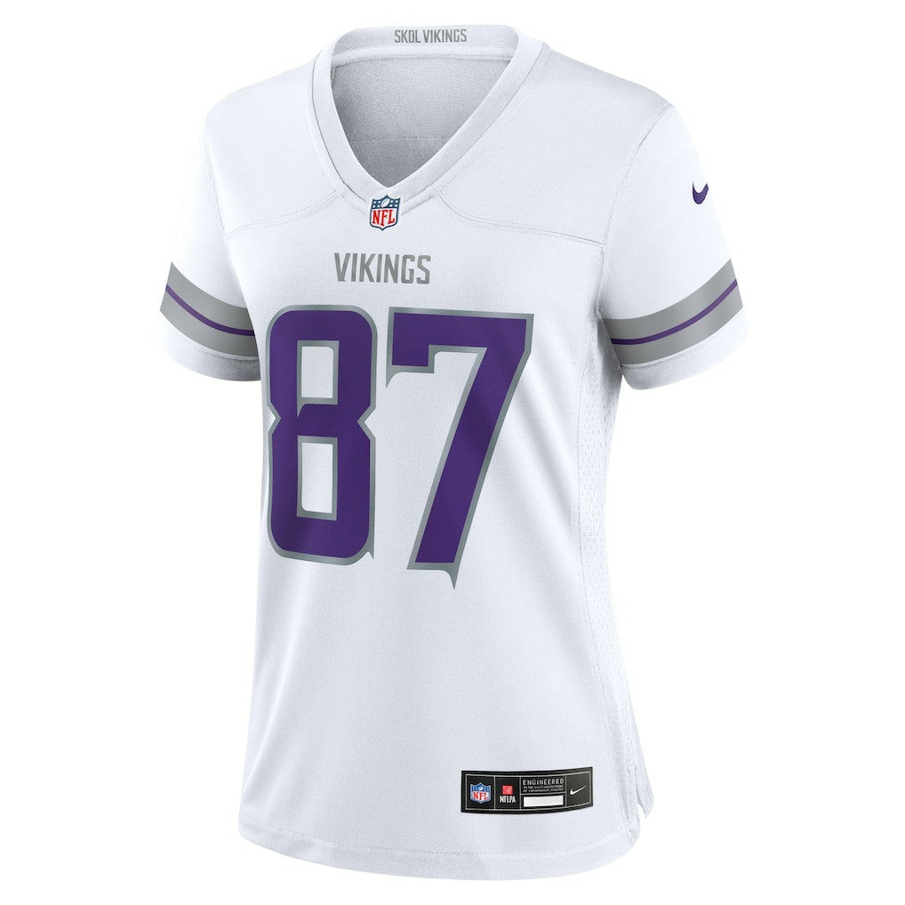 T.J. Hockenson Minnesota Vikings Women's Alternate Game Player Jersey - White - Nike