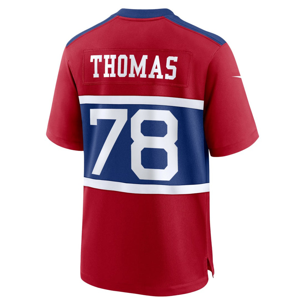 Andrew Thomas New York Giants Alternate Player Game Jersey - Century Red - Nike