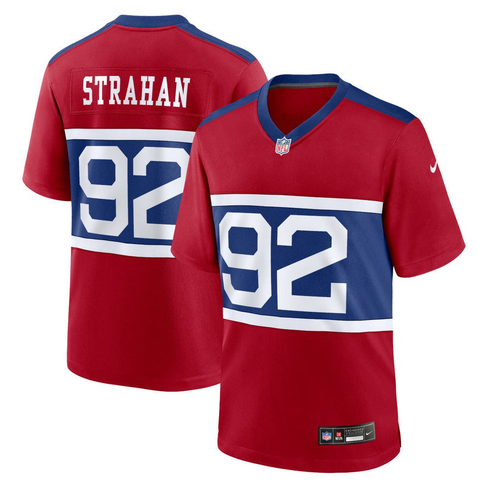 Michael Strahan New York Giants Alternate Retired Player Game Jersey - Century Red - Nike