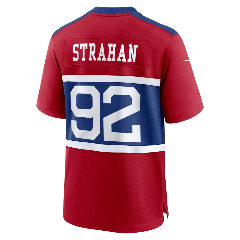Michael Strahan New York Giants Alternate Retired Player Game Jersey - Century Red - Nike