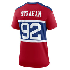 Michael Strahan New York Giants Women's Alternate Retired Player Game Jersey - Century Red - Nike