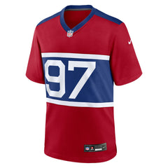 Dexter Lawrence II New York Giants Alternate Player Game Jersey - Century Red - Nike