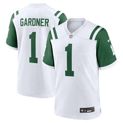 Ahmad Sauce Gardner New York Jets Classic Alternate Game Jersey - White - Nike