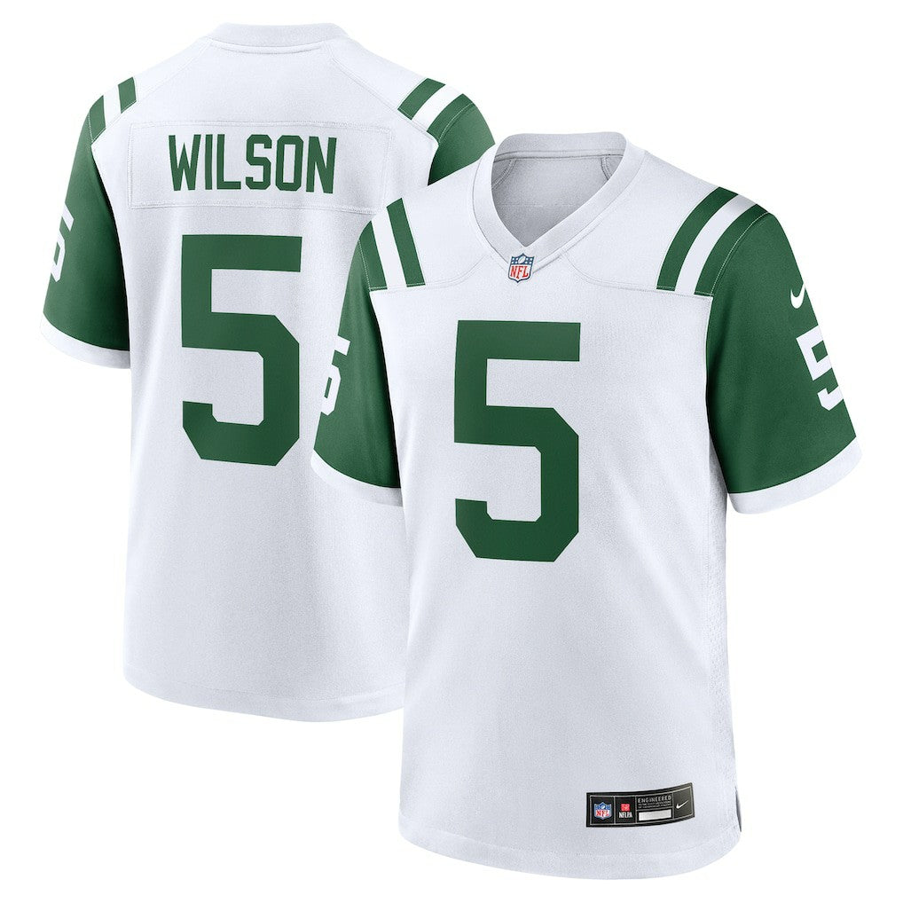 Garrett Wilson New York Jets Classic Alternate Game Jersey - White - Nike