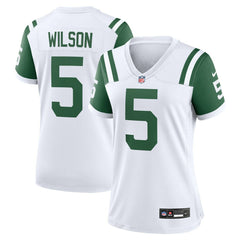 Garrett Wilson New York Jets Women's Classic Alternate Game Jersey - White - Nike