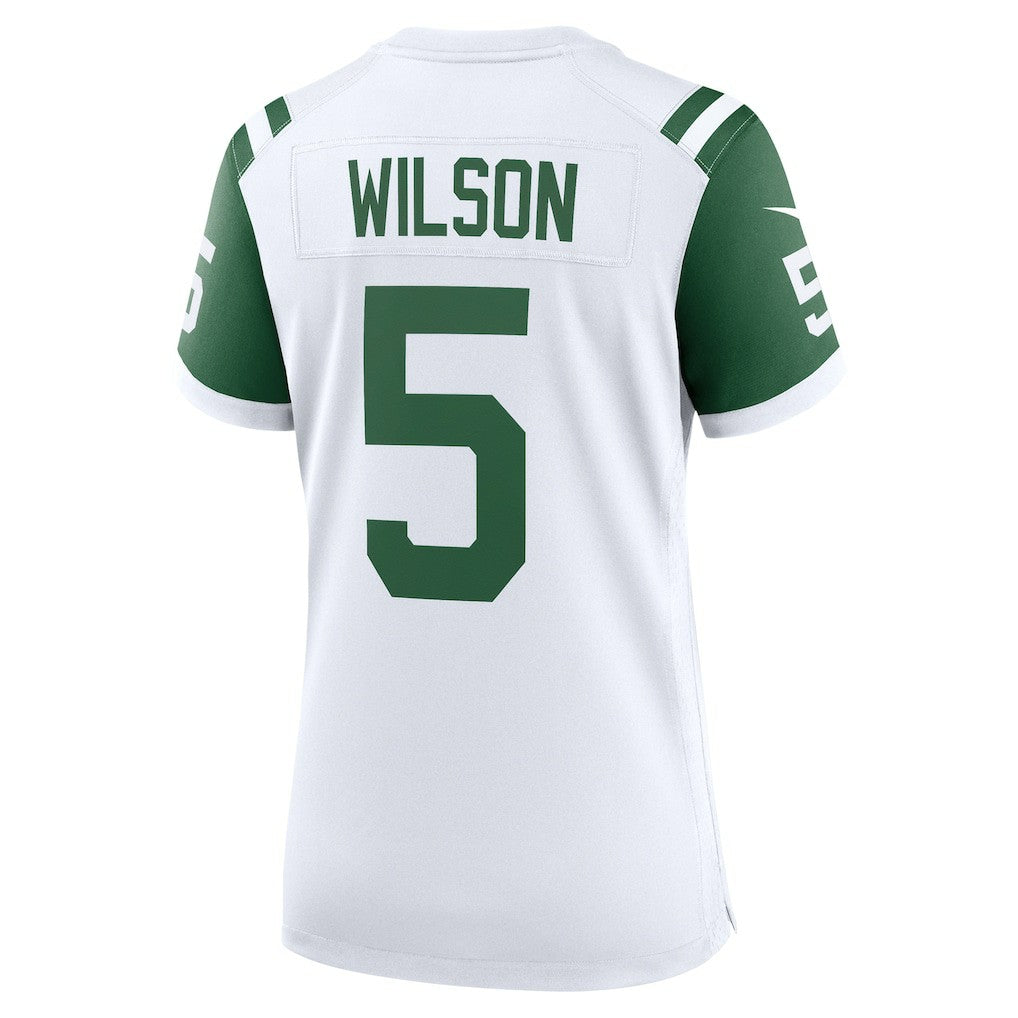Garrett Wilson New York Jets Women's Classic Alternate Game Jersey - White - Nike