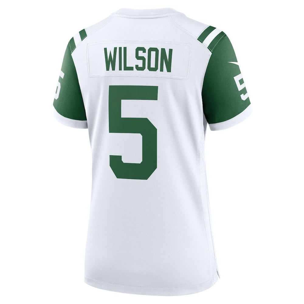 Garrett Wilson New York Jets Women's Classic Alternate Game Jersey - White - Nike