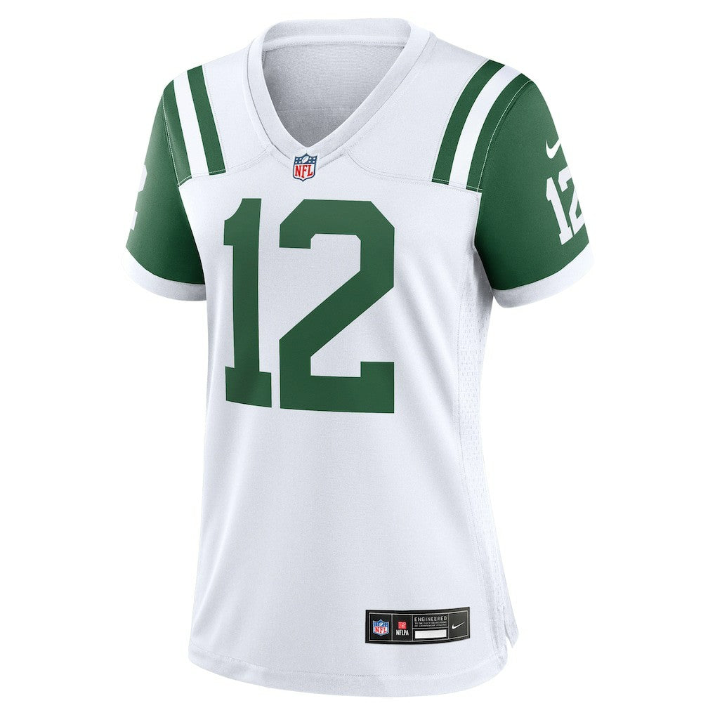 Joe Namath New York Jets Women's Classic Alternate Retired Player Game Jersey - White - Nike