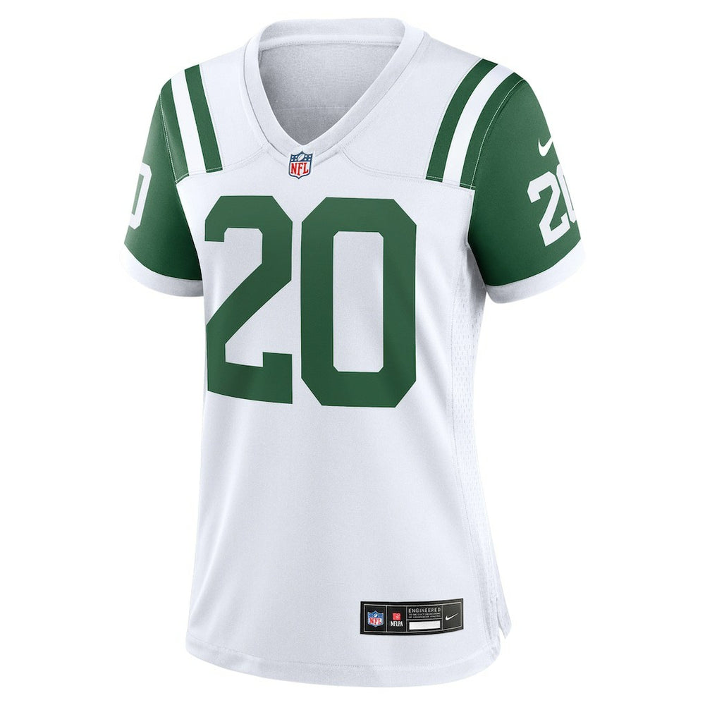 Breece Hall New York Jets Women's Classic Alternate Game Jersey - White - Nike